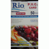 پی وی سی کارت 760 میکرون  A4 PVC  ریو Rio